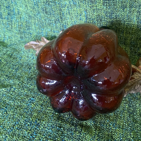 Crackle glass pumpkin - Picture 5 of 6